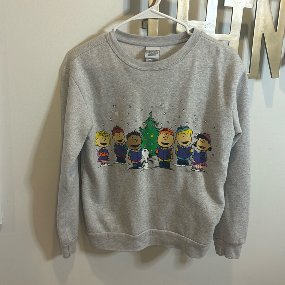 Snoopy light up Christmas crew neck